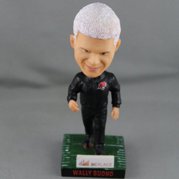 CFL Bobblehead - BC Lions Wally Buono 2018 SGA - Cermaic Bobblehead - Picture 5 of 10